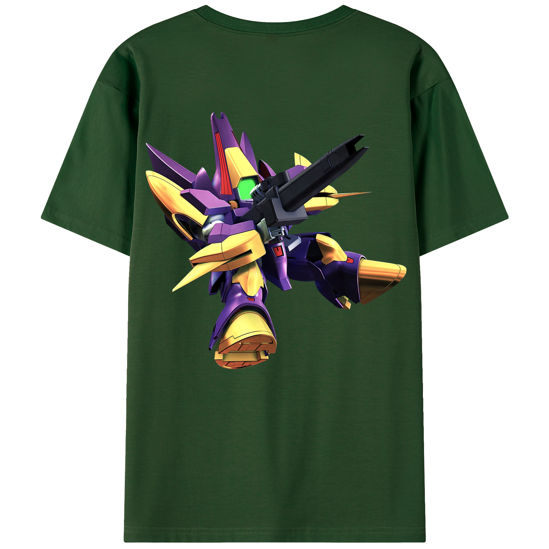 （画像用） 機動戦士ガンダム Mobile Suit Gundam 綿100％半袖Tシャツ（背面プリント）